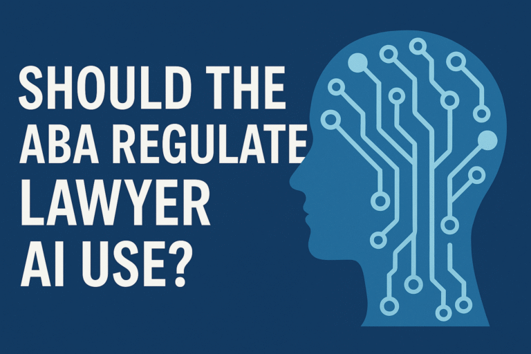 Should the ABA regulate lawyer AI use?